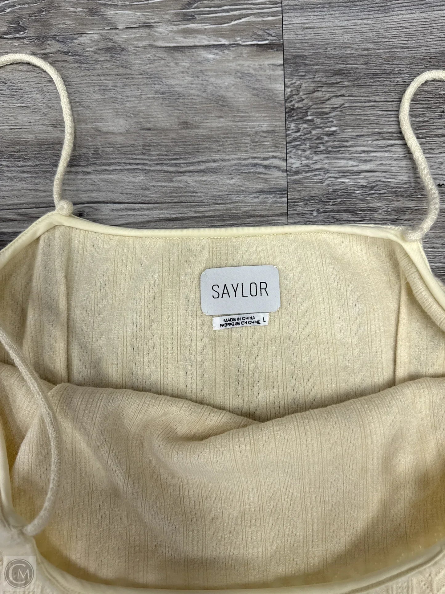 Dress Casual Short By Saylor In Cream, Size: L