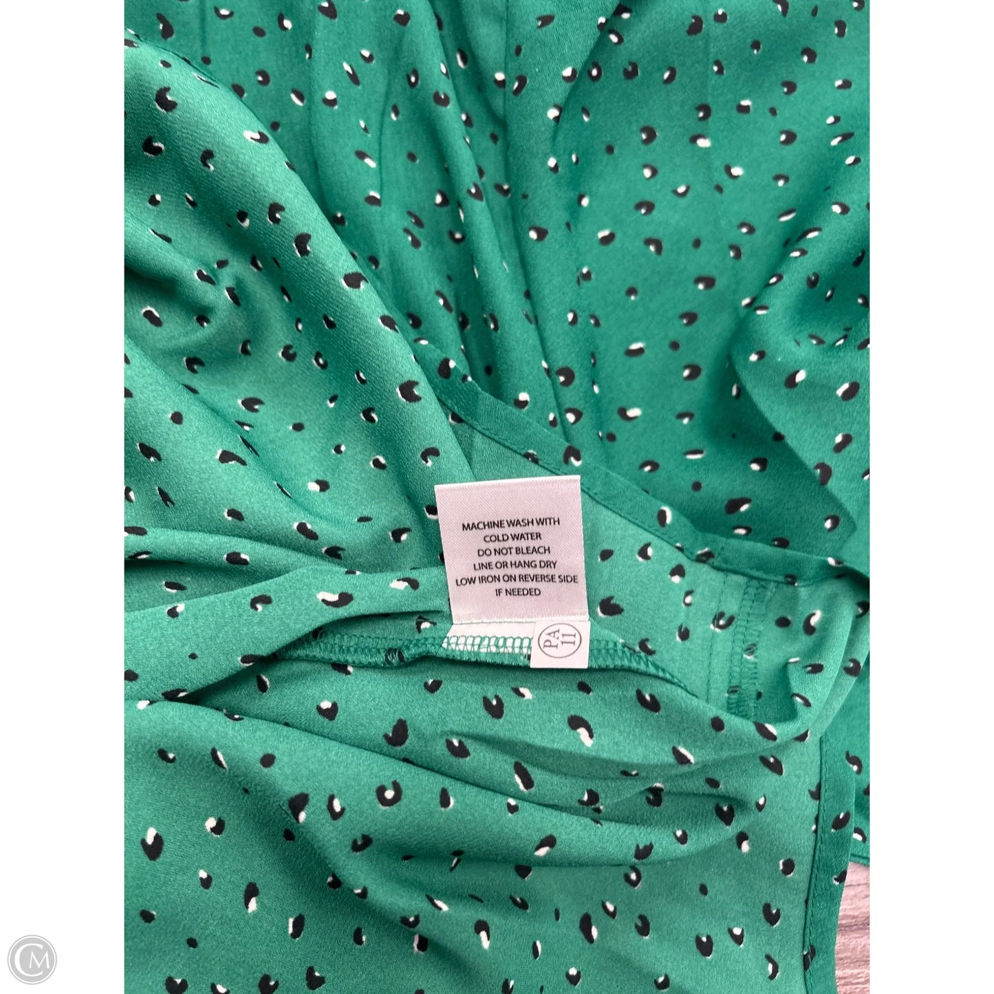 Top Long Sleeve By Olivia Grey In Green, Size: 1x