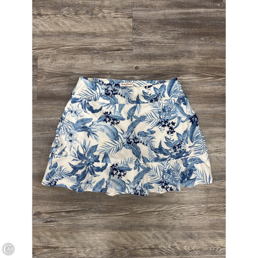 Athletic Skort By Tommy Bahama In Blue & White, Size: M