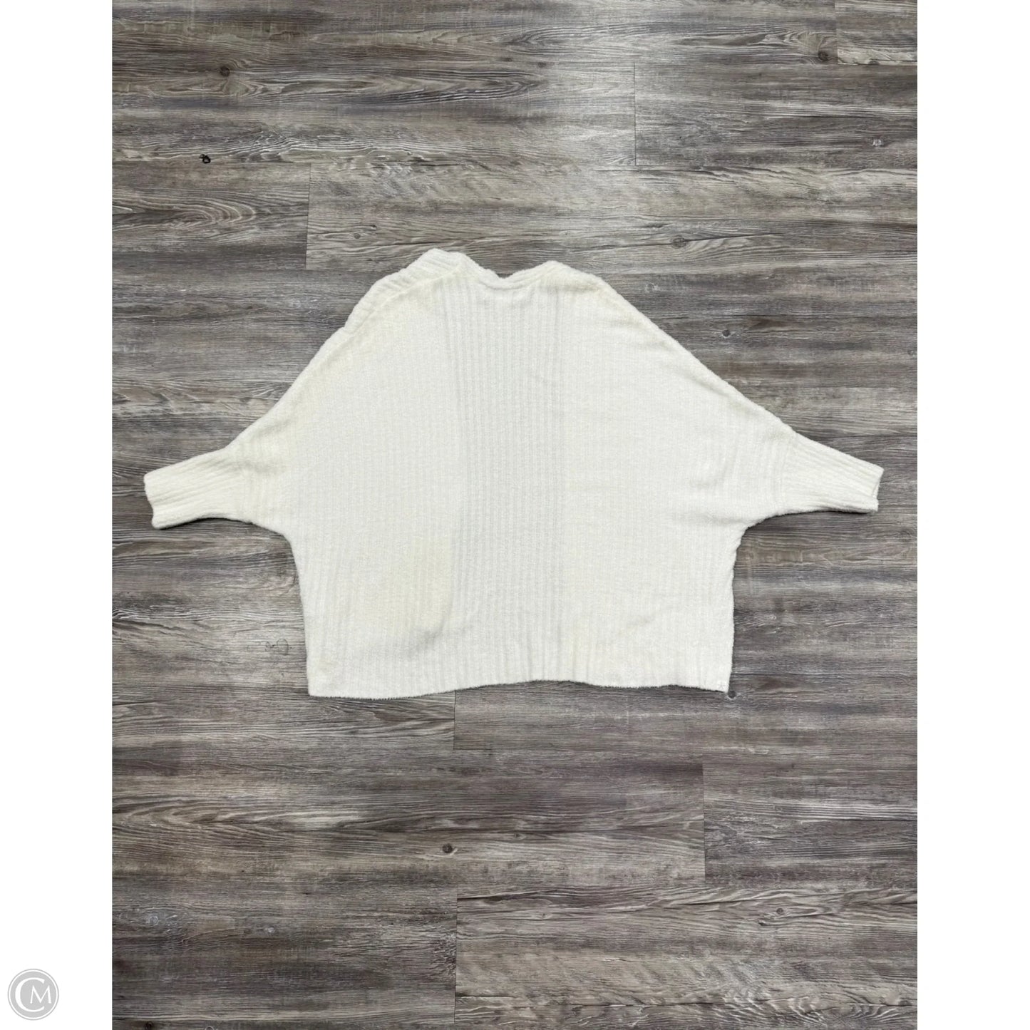 Sweater Cardigan By Barefoot Dreams In White, Size: S