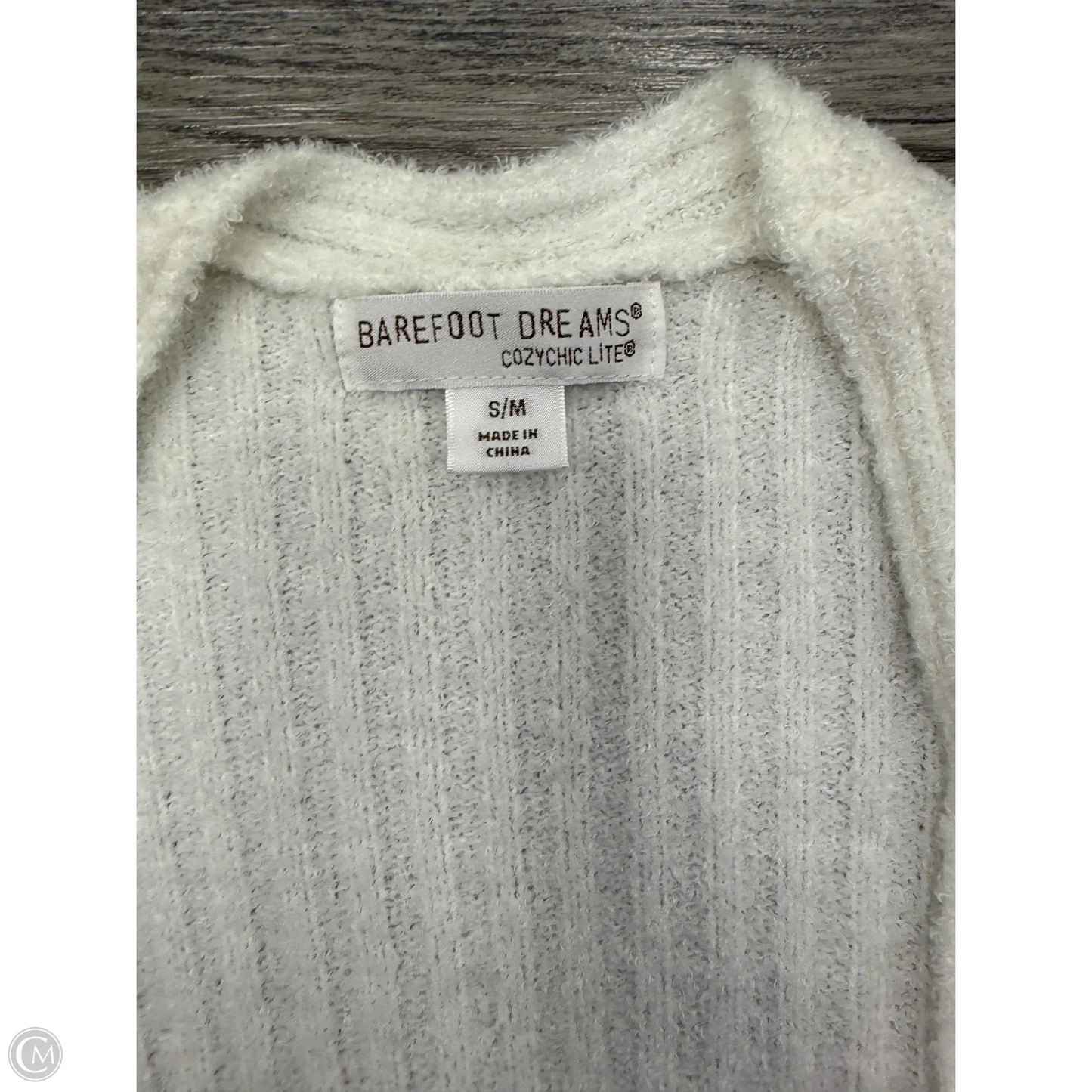 Sweater Cardigan By Barefoot Dreams In White, Size: S