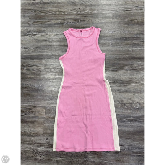 Dress Casual Short By Skims In Pink & White, Size: M