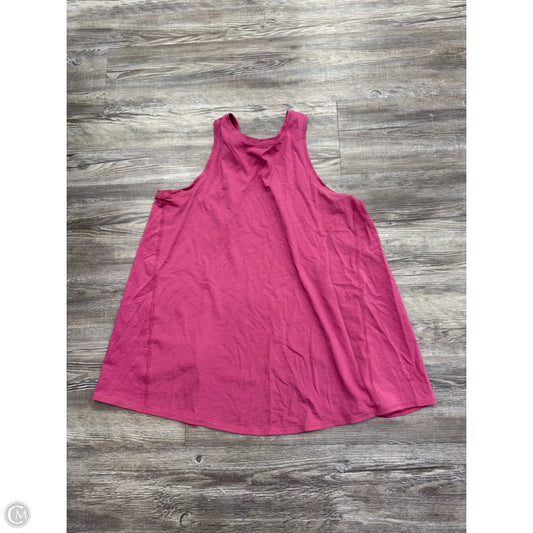 Athletic Tank Top By Lululemon In Pink, Size: 6