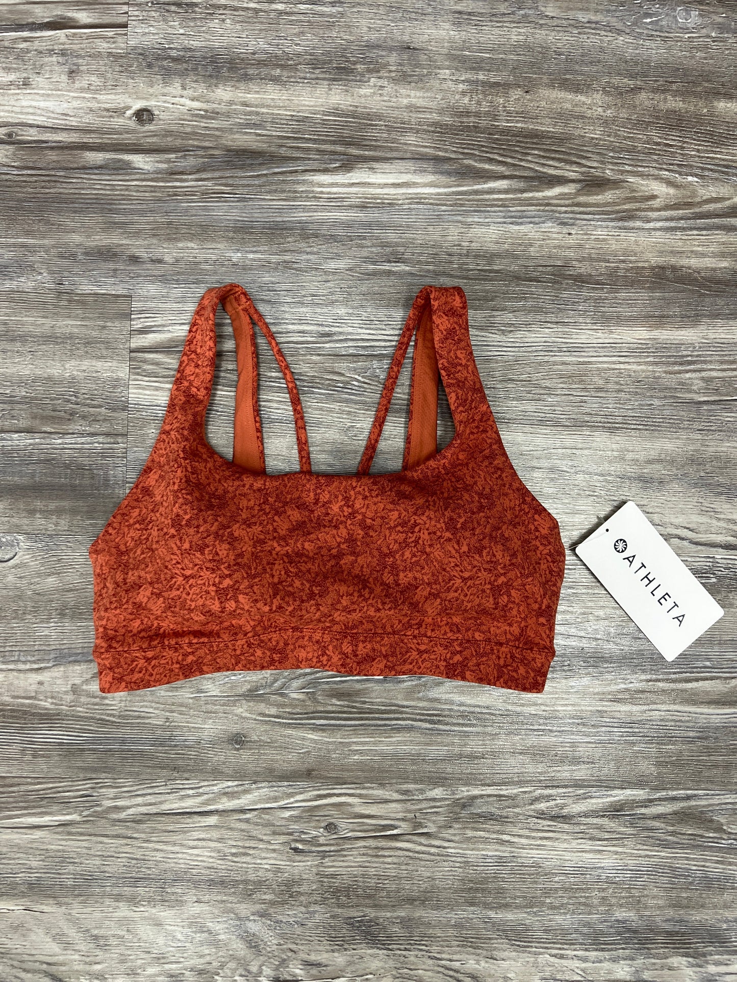 Athletic Bra By Athleta In Orange, Size: S