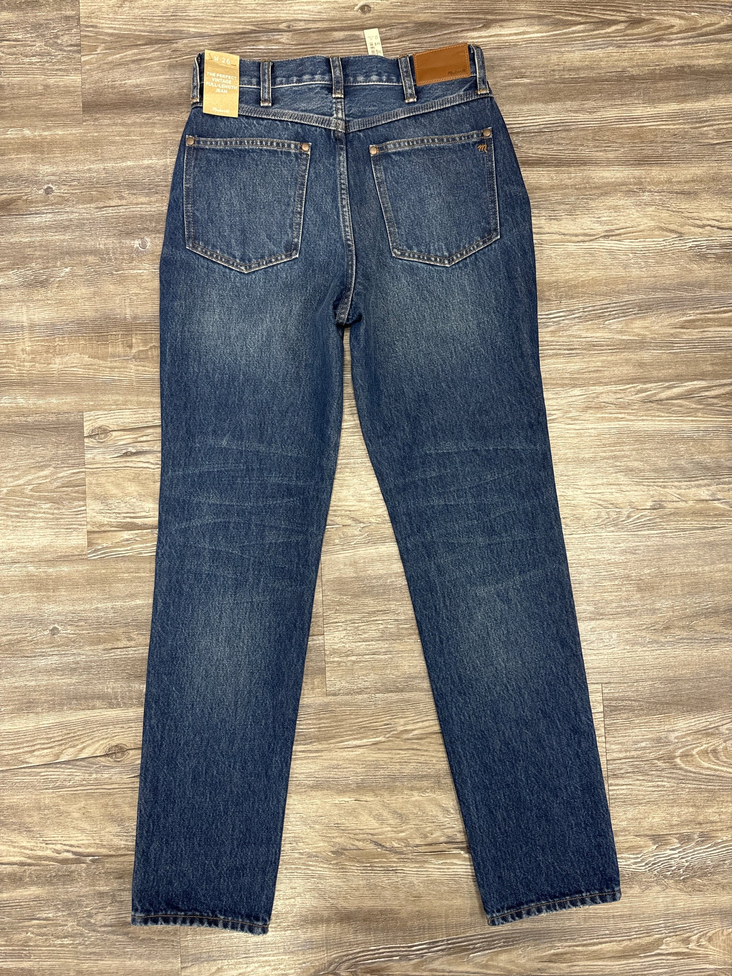 Jeans Straight By Madewell In Blue Denim, Size: 2