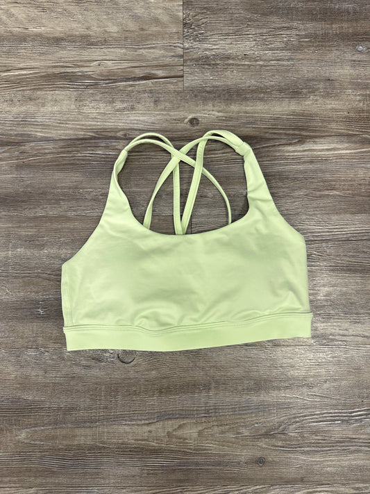 Athletic Bra By Lululemon In Green, Size: 6