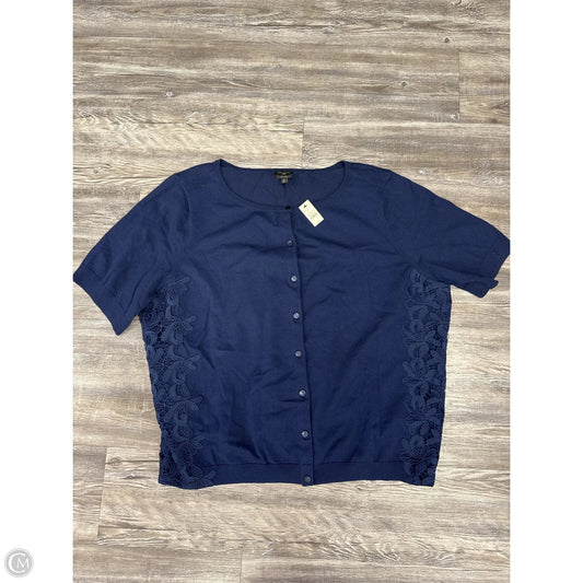 Sweater Cardigan By Talbots In Ombre Print, Size: 3x