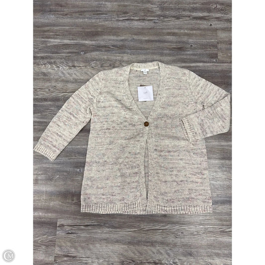 Sweater Cardigan By J. Jill In Multi-colored, Size: S