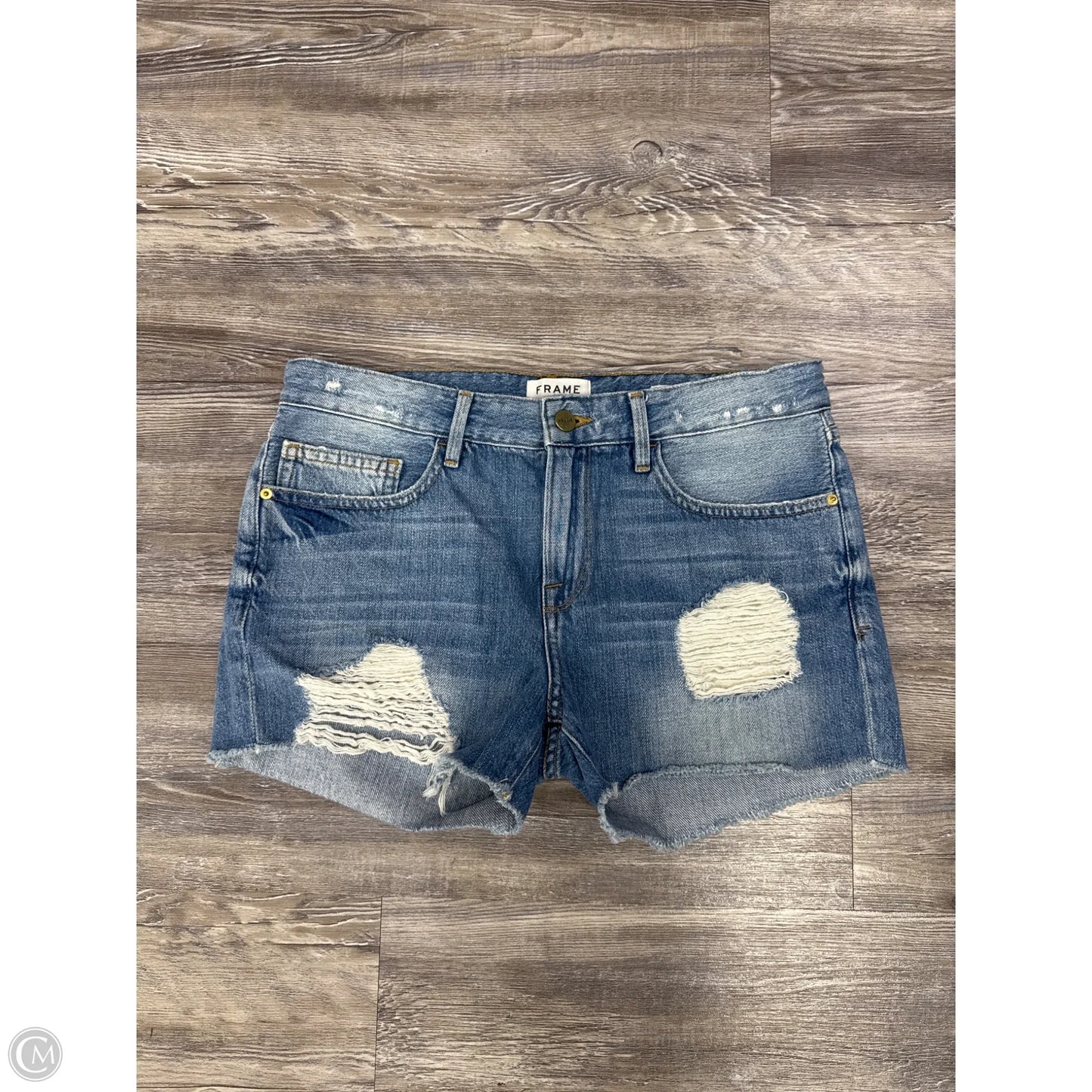 Shorts By Frame In Blue Denim, Size: 2