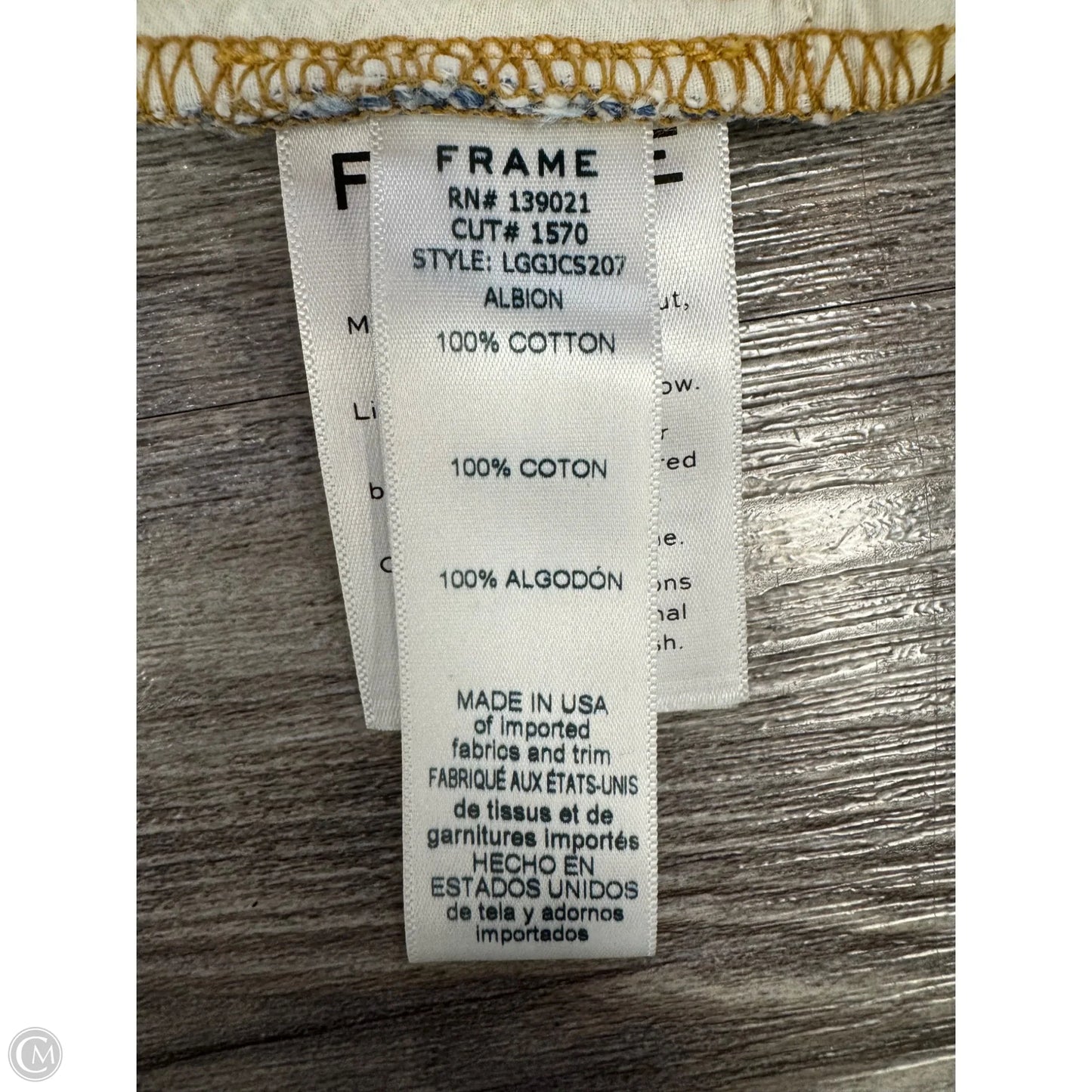 Shorts By Frame In Blue Denim, Size: 2