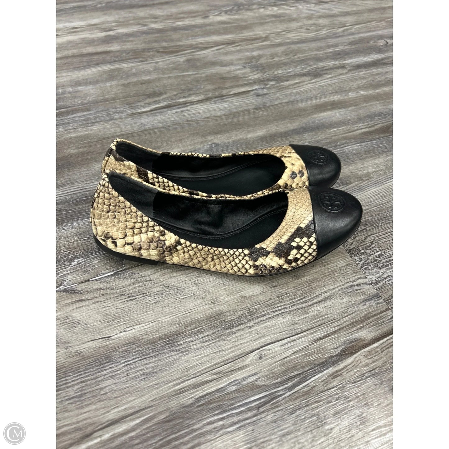 Shoes Designer By Tory Burch In Snakeskin Print, Size: 6.5