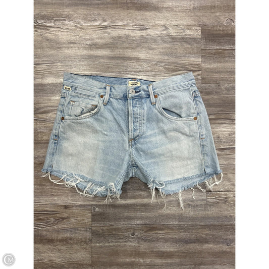Shorts Designer By Citizens Of Humanity In Blue Denim, Size: 2
