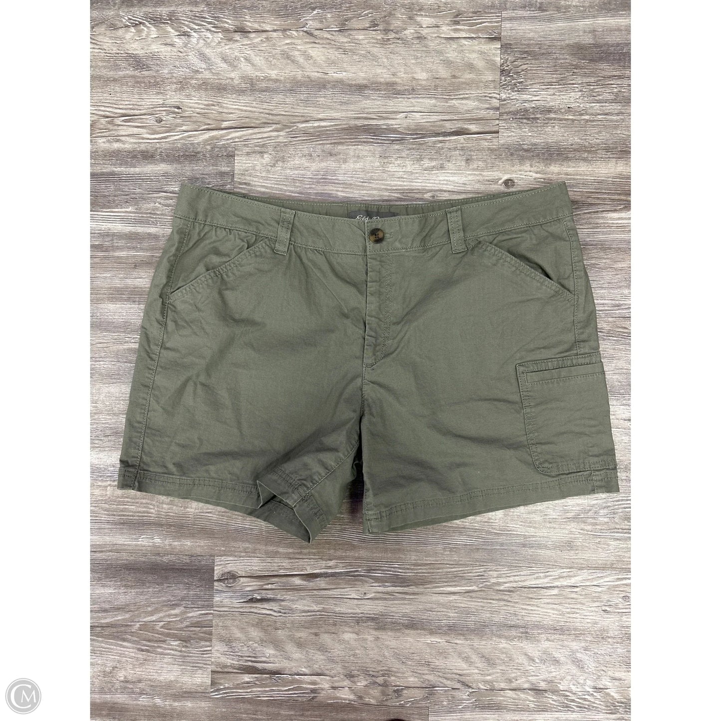 Shorts By Eddie Bauer In Green, Size: 18