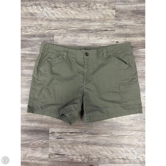 Shorts By Eddie Bauer In Green, Size: 18