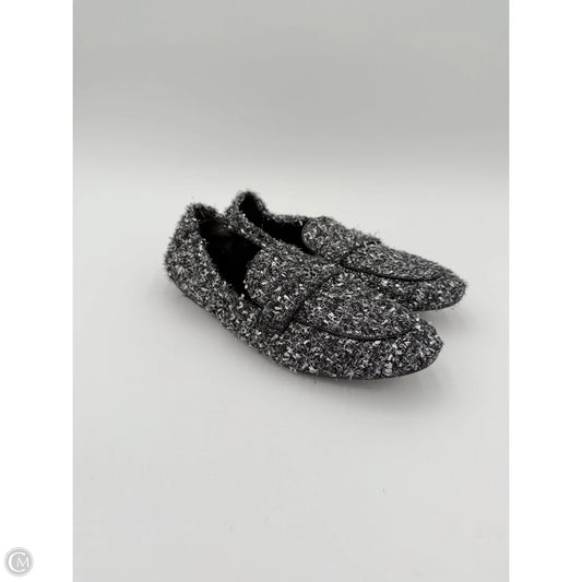 Shoes Designer By Tory Burch In Black & Silver, Size: 9
