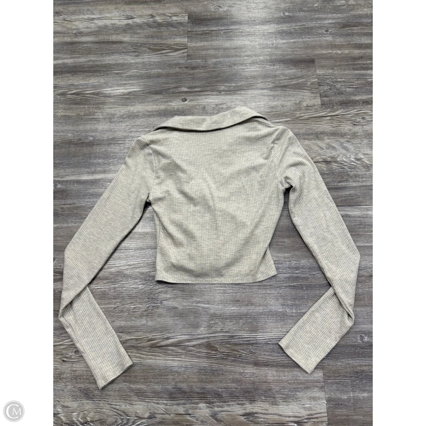 Top Long Sleeve By Reformation In Grey, Size: Xs