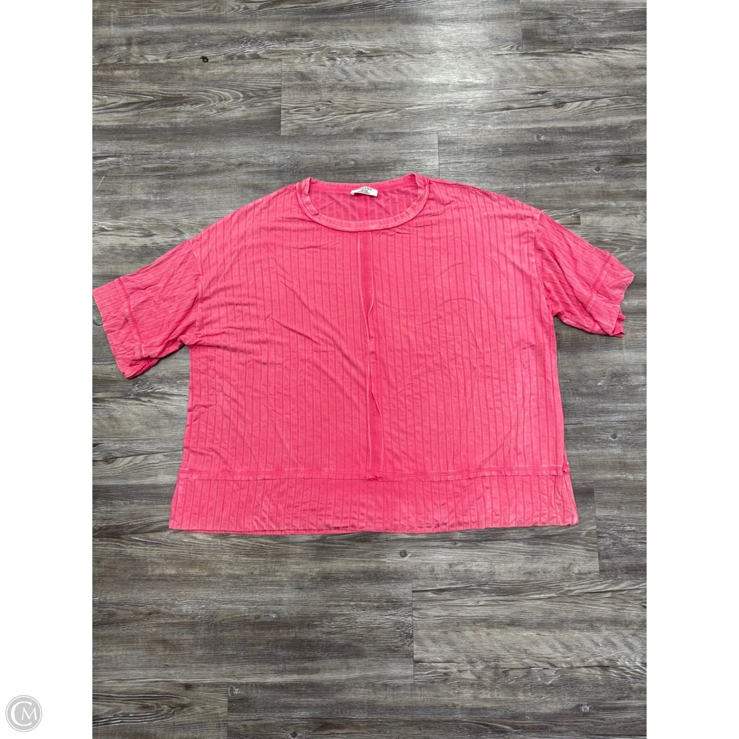 Top Long Sleeve By Zenana Outfitters In Pink, Size: 2x