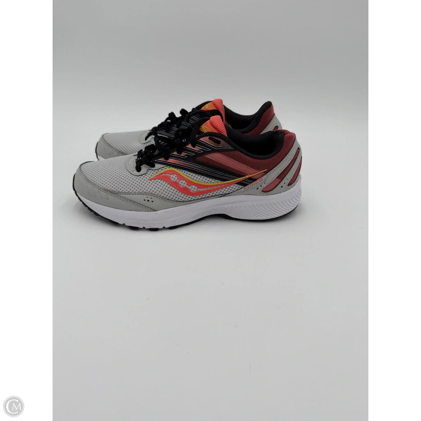 Shoes Athletic By Saucony In Grey & Orange, Size: 9.5