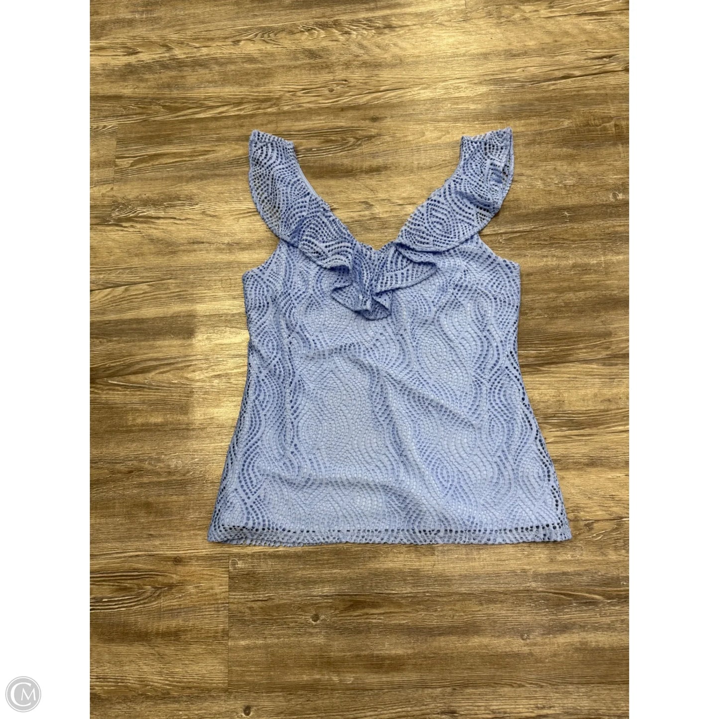 Top Sleeveless Designer By Lilly Pulitzer In Blue, Size: M