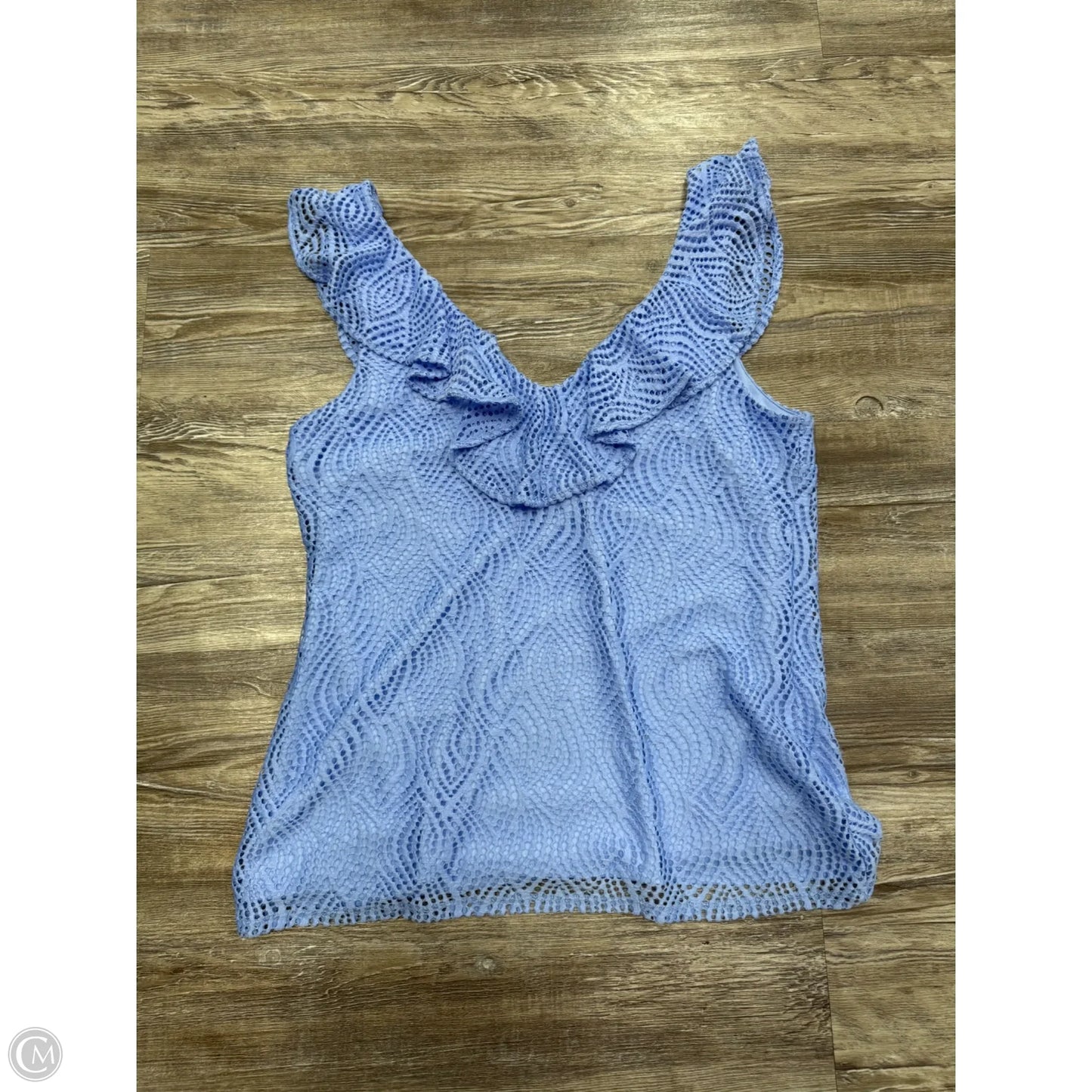 Top Sleeveless Designer By Lilly Pulitzer In Blue, Size: M