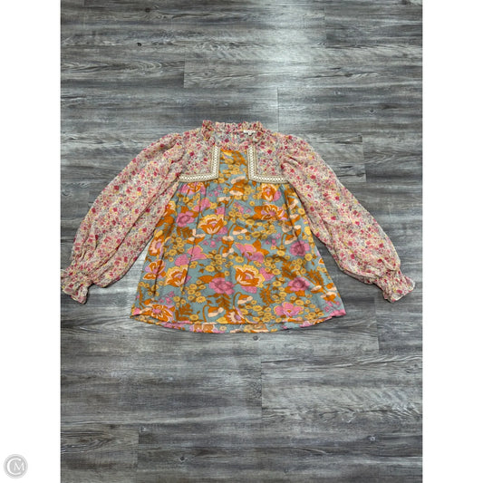 Top Long Sleeve By Jodifl In Multi-colored, Size: M
