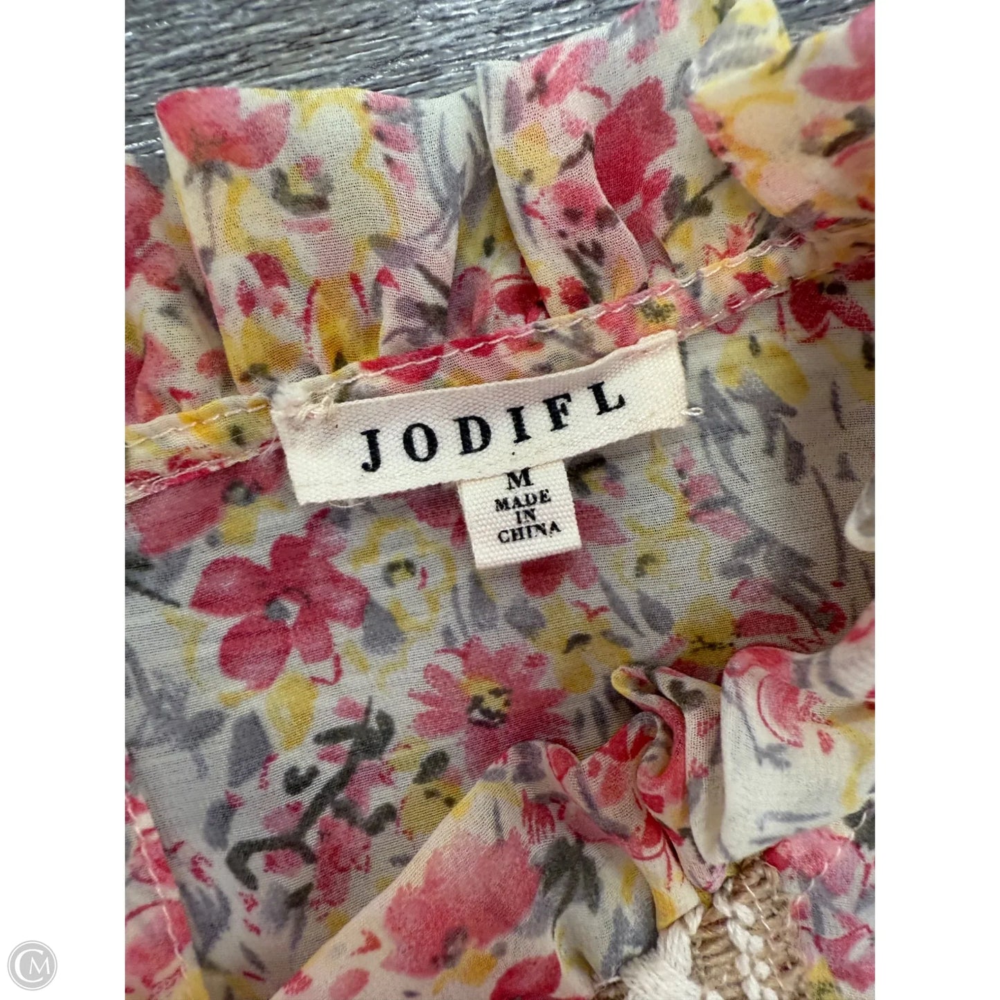 Top Long Sleeve By Jodifl In Multi-colored, Size: M