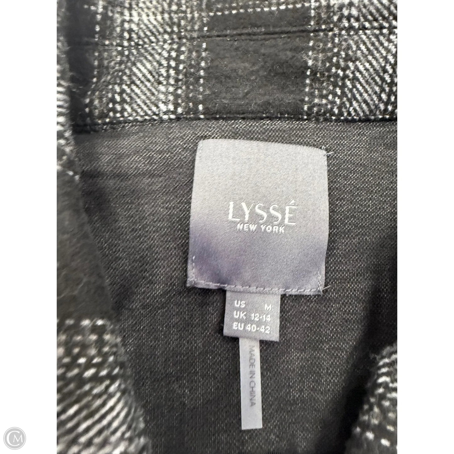 Jacket Other By Lysse In Black & White, Size: M