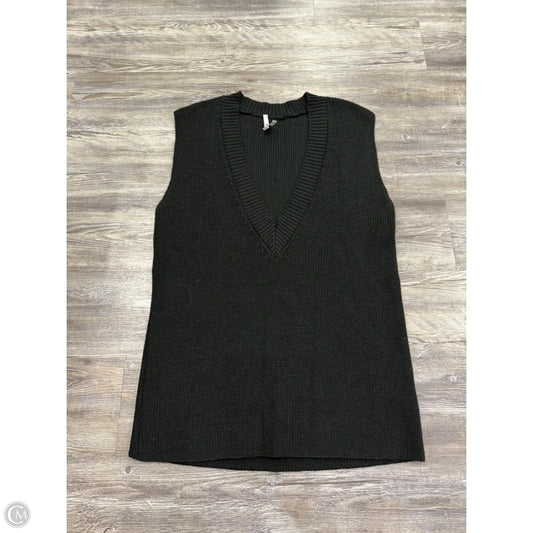 Sweater Short Sleeve By Imperial In Black, Size: M