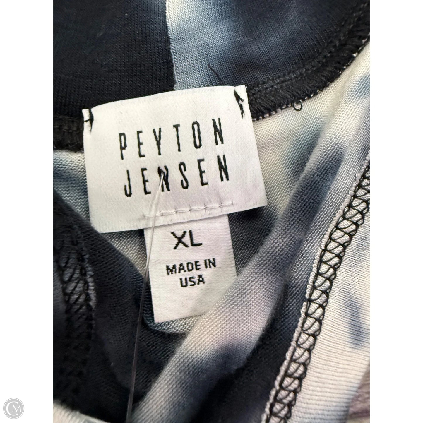Top Sleeveless By Peyton Jensen In Tie Dye Print, Size: Xl