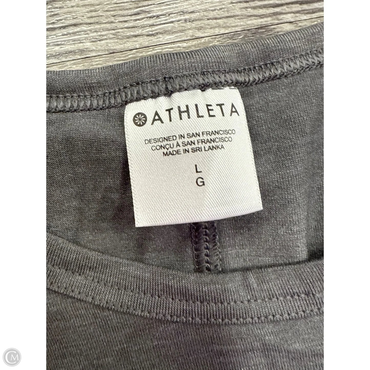 Athletic Tank Top By Athleta In Grey, Size: L