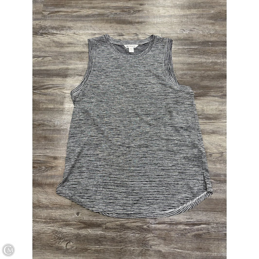Athletic Tank Top By Athleta In Blue & Cream, Size: L