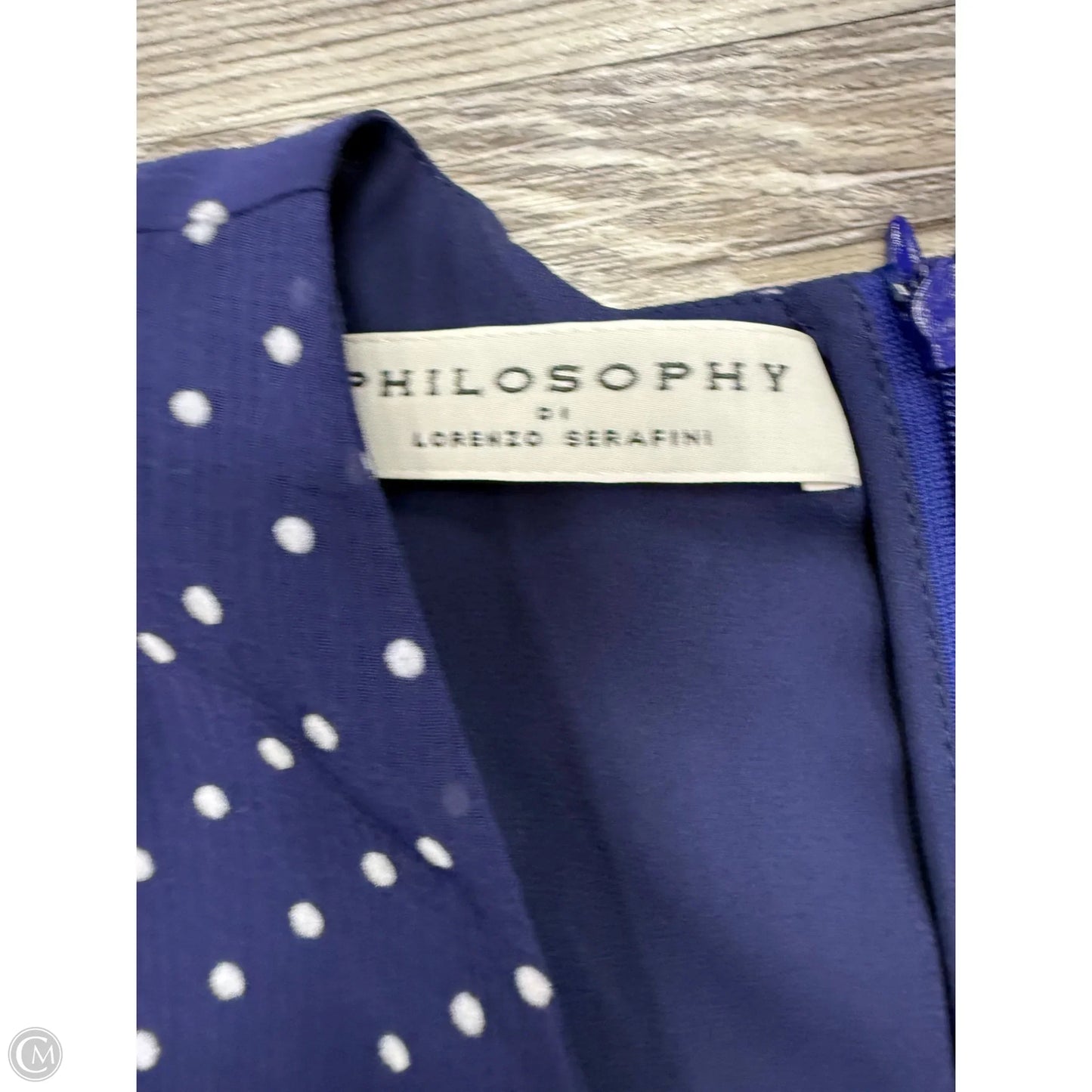 Dress Party Midi By Philosophy In Polkadot Pattern, Size: 4