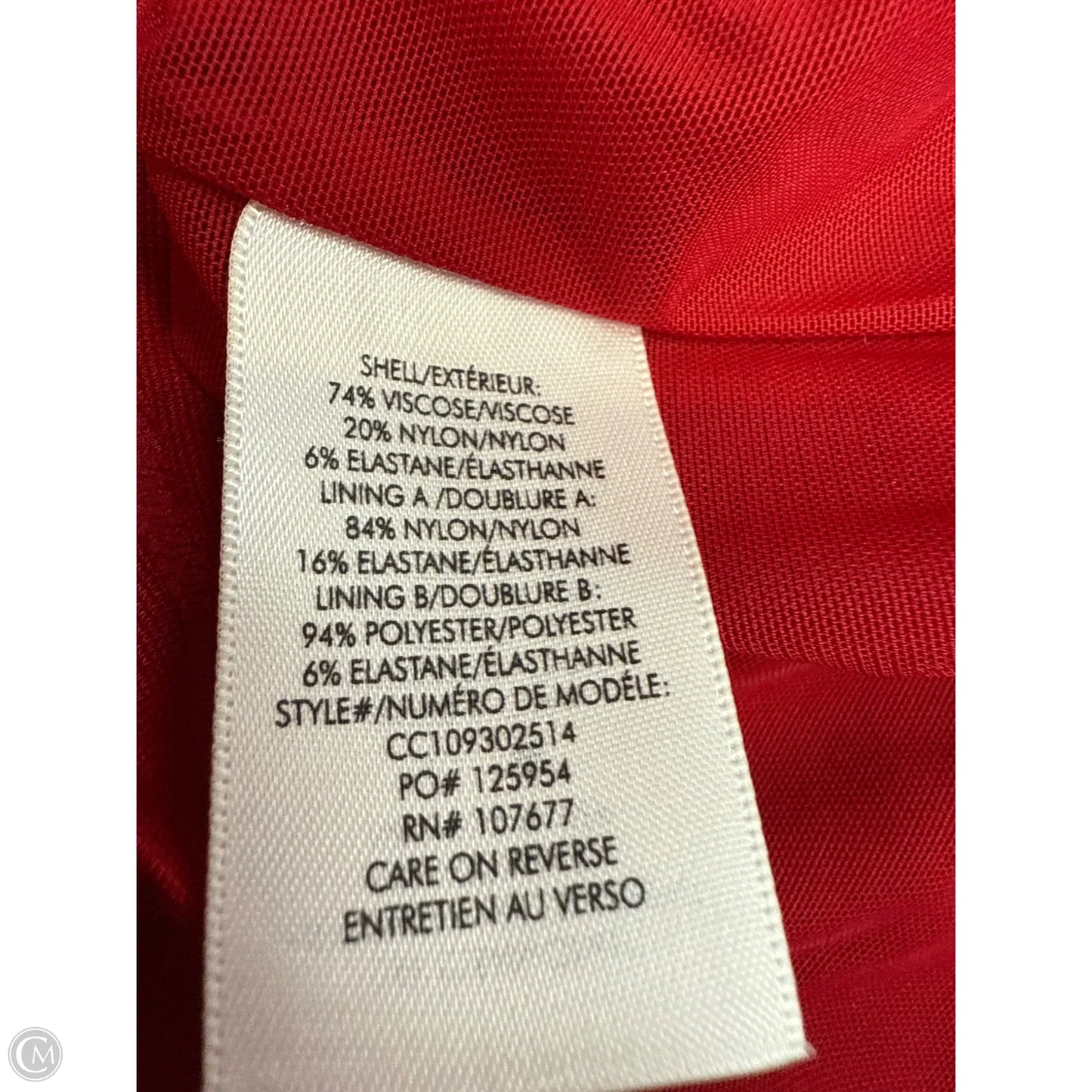 Dress Designer By Alice + Olivia In Red, Size: 4