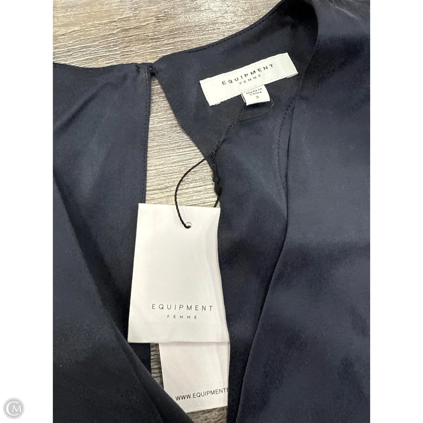 Top Short Sleeve By Equipment In Navy, Size: S