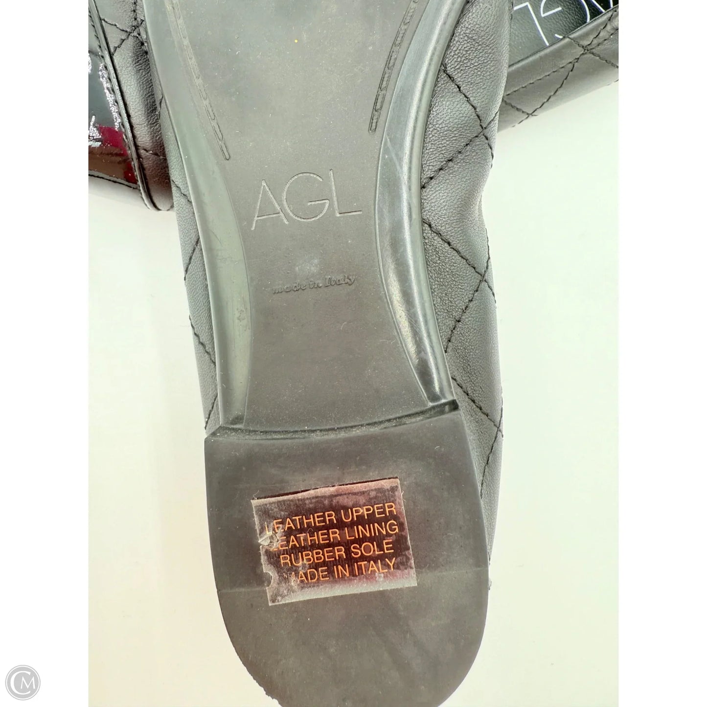 Shoes Flats By Agl In Black, Size: 7.5