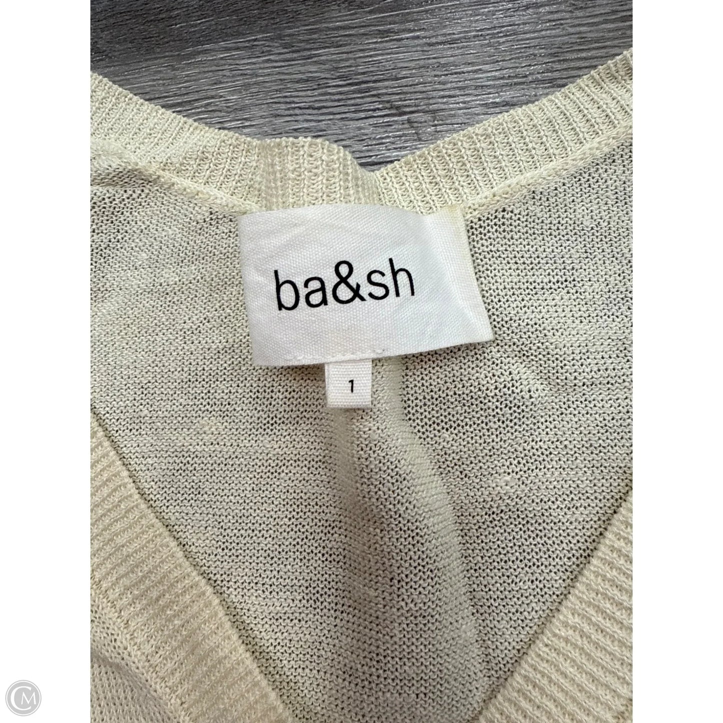 Sweater Cardigan By BA&SH In Tan, Size: M