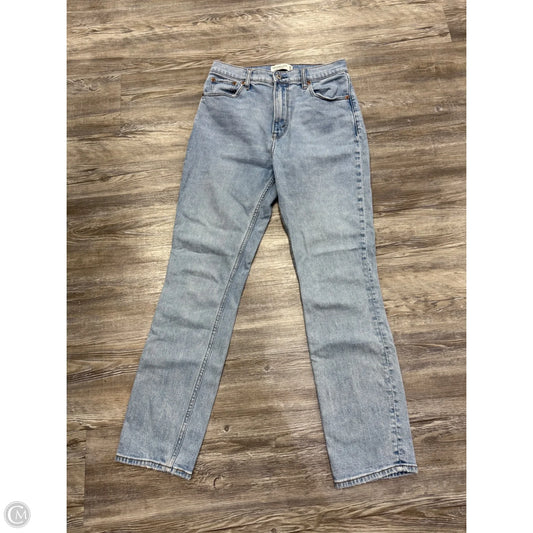Jeans Straight By Abercrombie And Fitch In Blue Denim, Size: 6