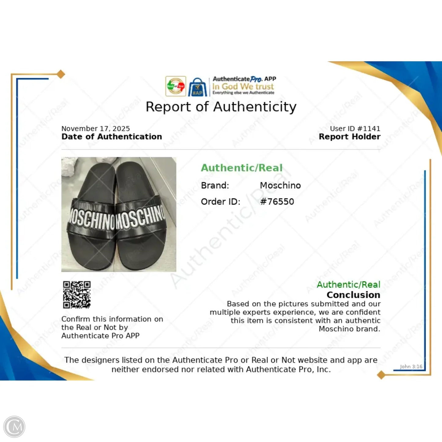 Sandals Luxury Designer By Moschino In Black, Size: 10