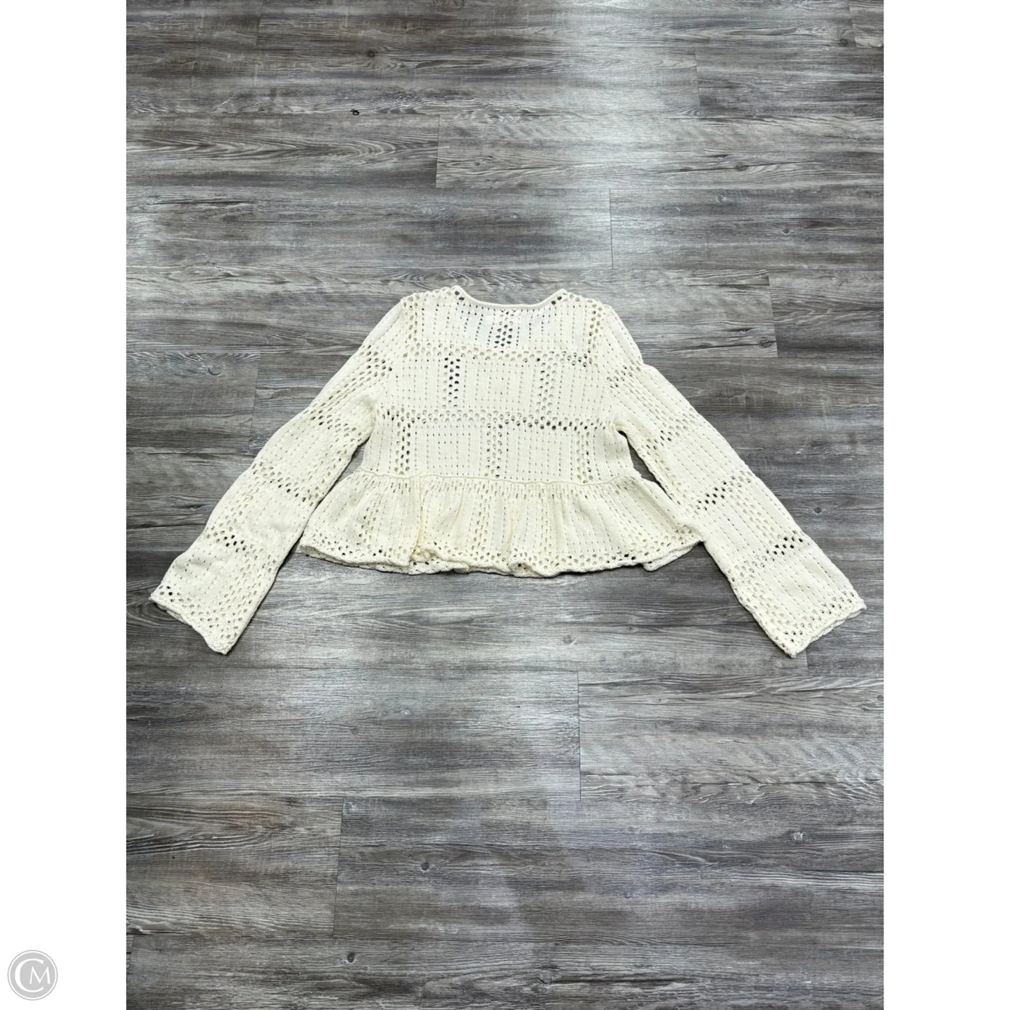 Sweater By Lucky Brand In Tan, Size: M