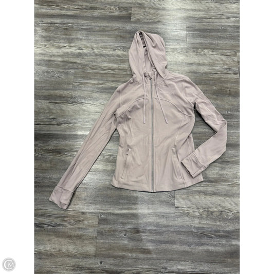 Athletic Jacket By Lululemon In Mauve, Size: 10