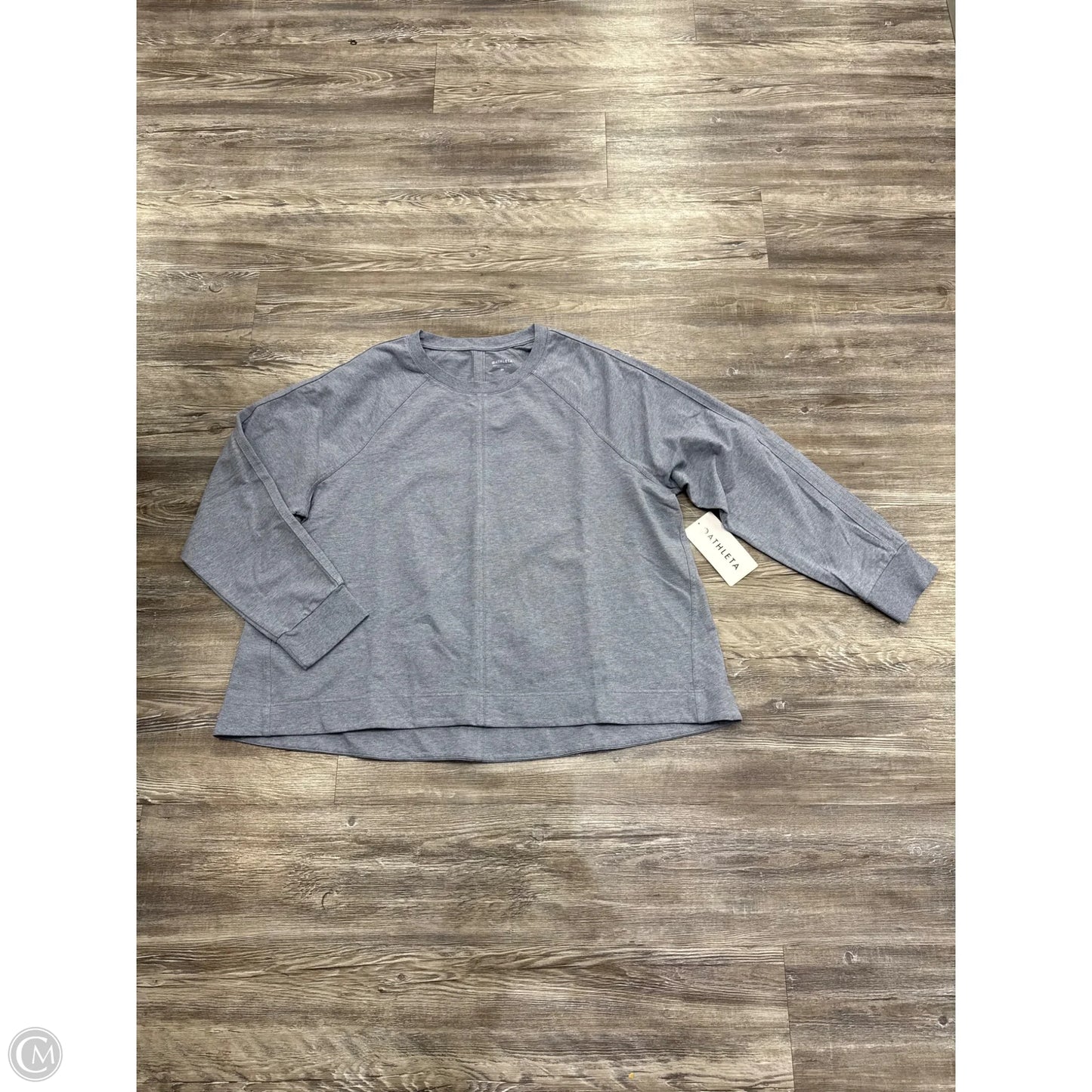 Athletic Sweatshirt Crewneck By Athleta In Blue, Size: 2x