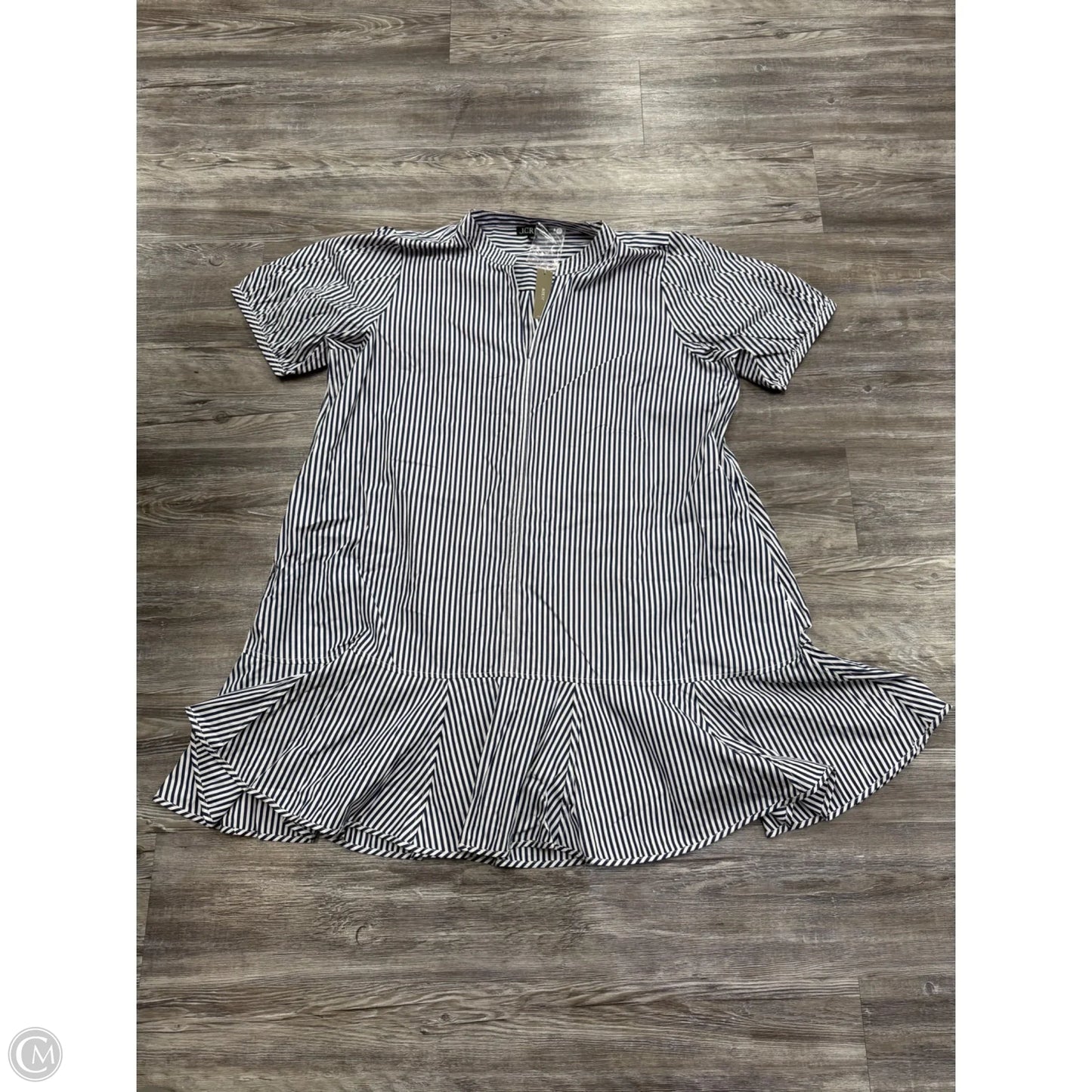 Dress Casual Short By J. Crew In Blue & White, Size: 2x