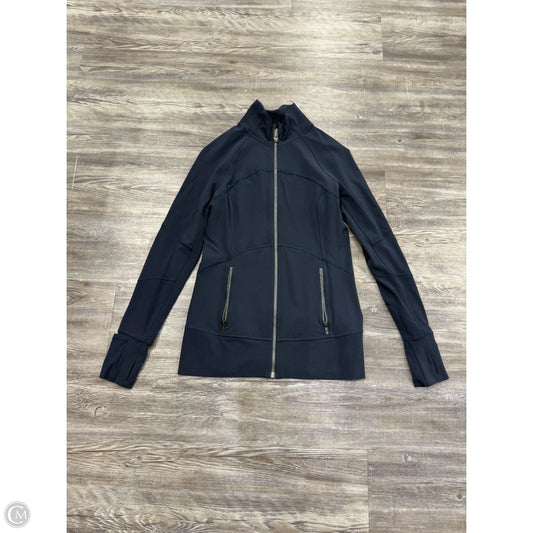 Athletic Jacket By Lululemon In Navy, Size: 10