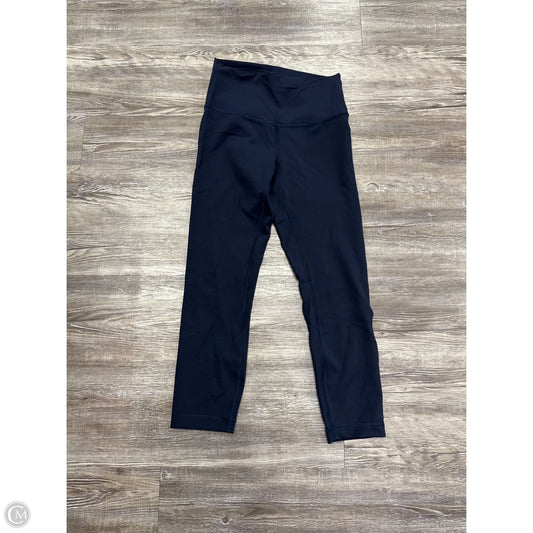 Athletic Leggings By Lululemon In Navy, Size: 6
