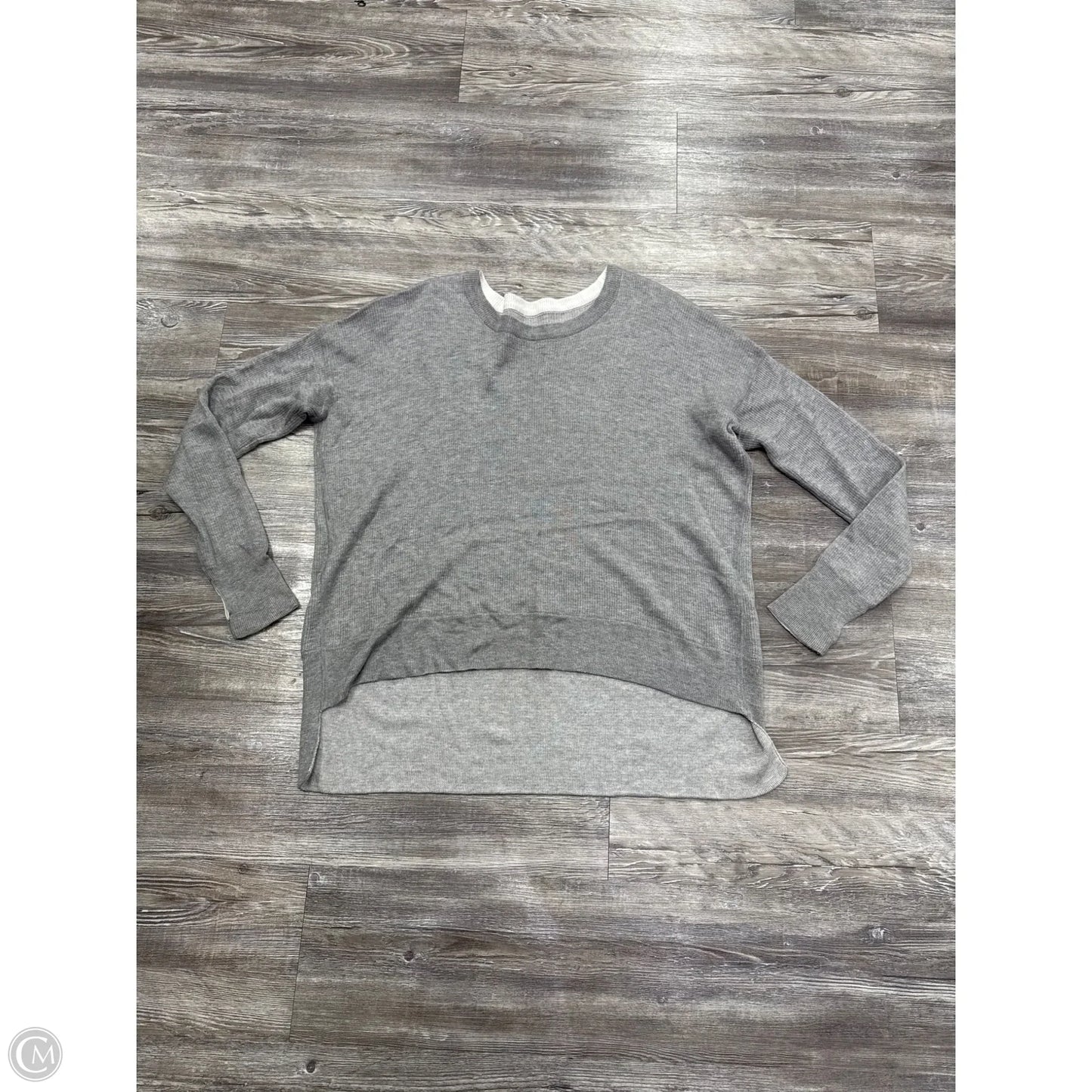 Sweater By Lululemon In Grey, Size: L