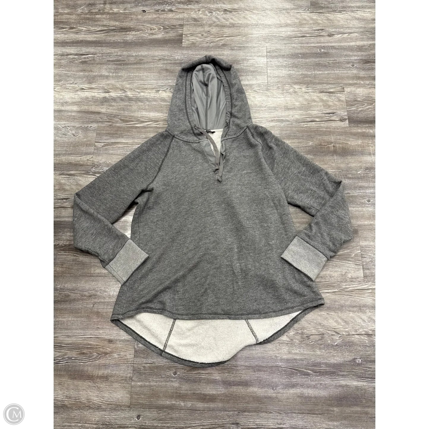 Athletic Sweatshirt Hoodie By The North Face In Grey, Size: Xl