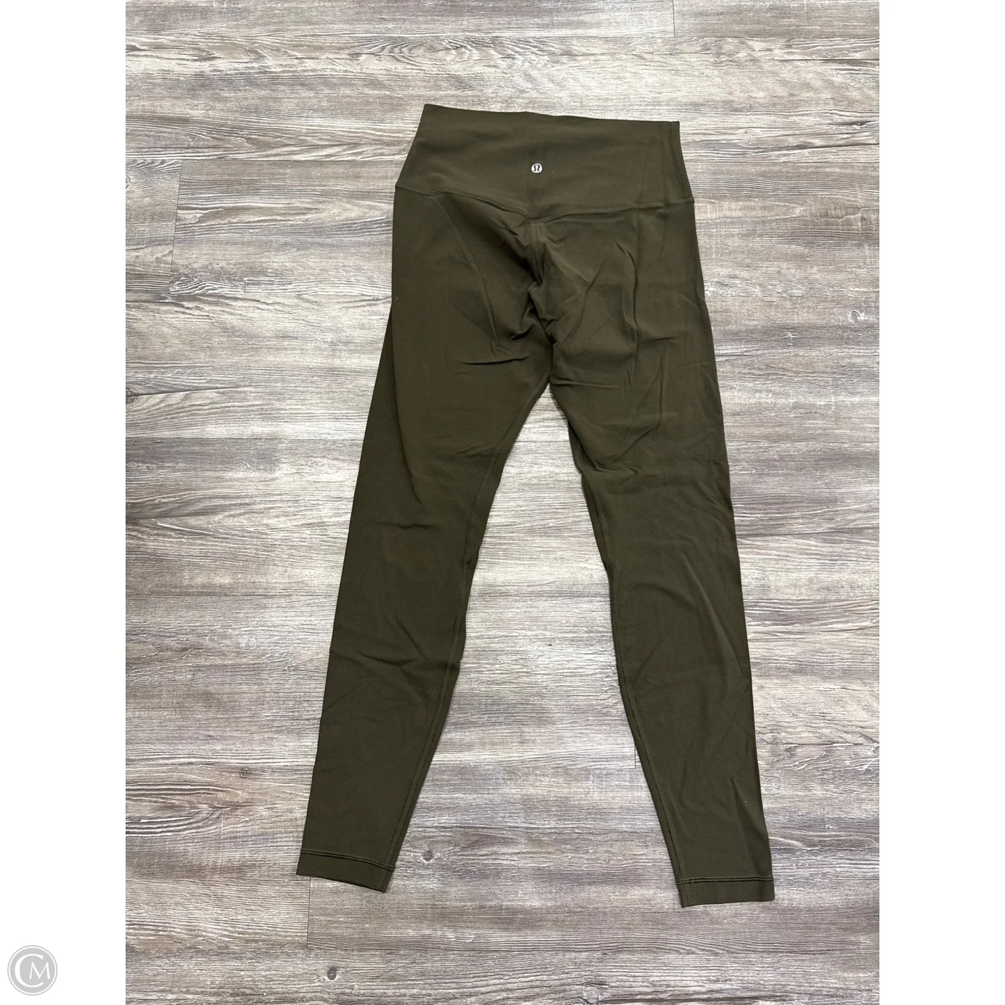 Athletic Leggings By Lululemon In Green, Size: 8