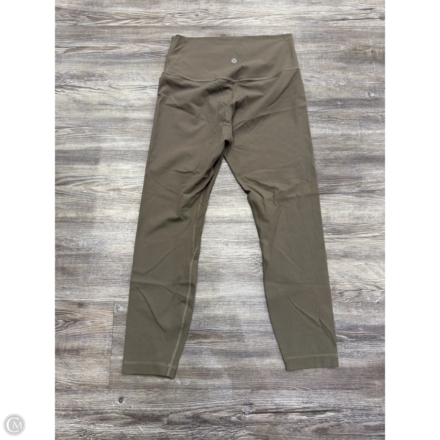 Athletic Leggings By Lululemon In Taupe, Size: 8