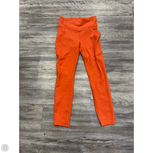Athletic Leggings By Lululemon In Orange, Size: 6
