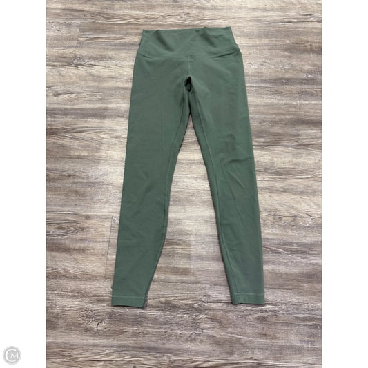 Athletic Leggings By Lululemon In Green, Size: 8